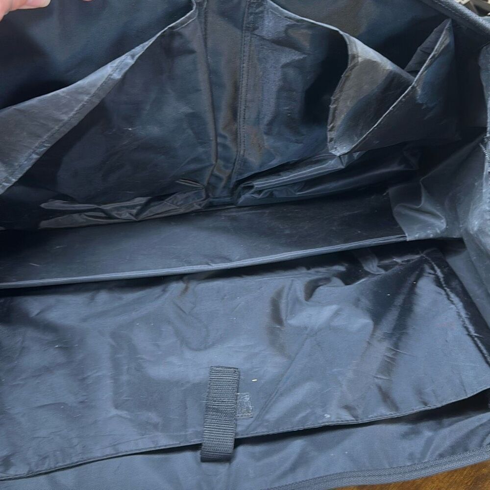 Pampered Chef Tote Traveler Black Consultant Bag Large Compartments Padded - Picture 10 of 14